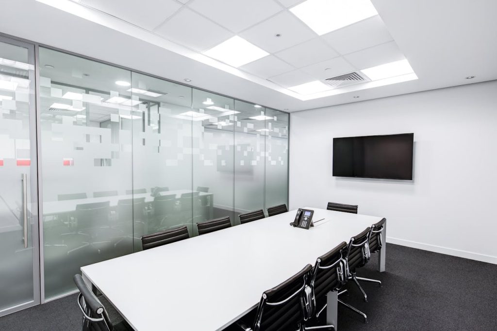 large white meeting room